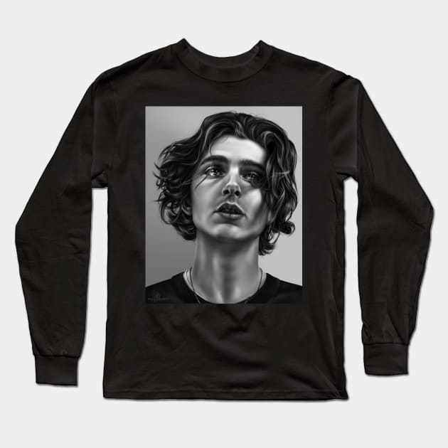 TChalamet Long Sleeve T-Shirt by mayyaflowers